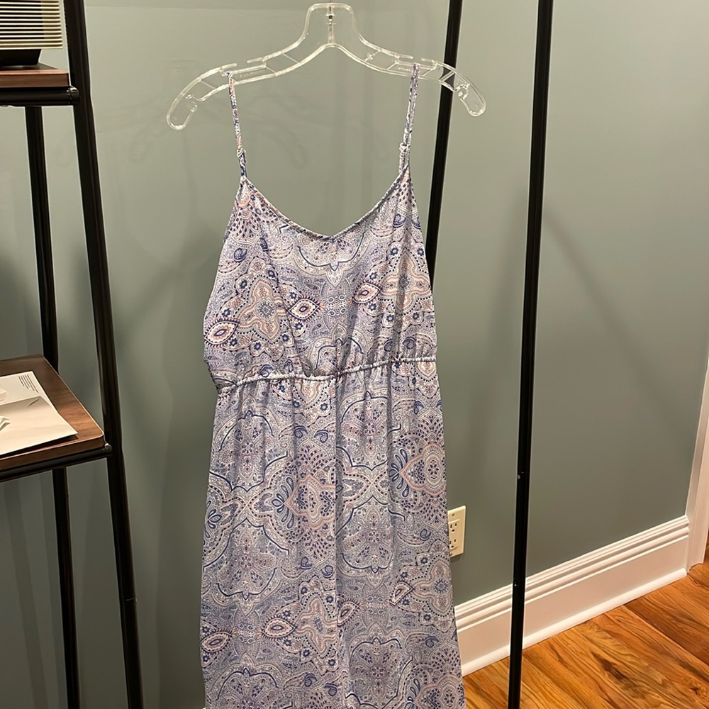 Paisley print maxi dress